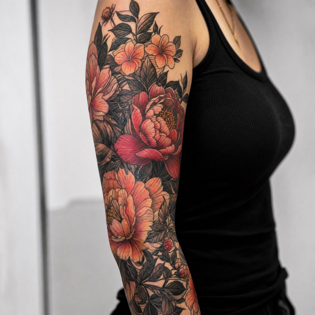 Florales Cover-Up Tattoo